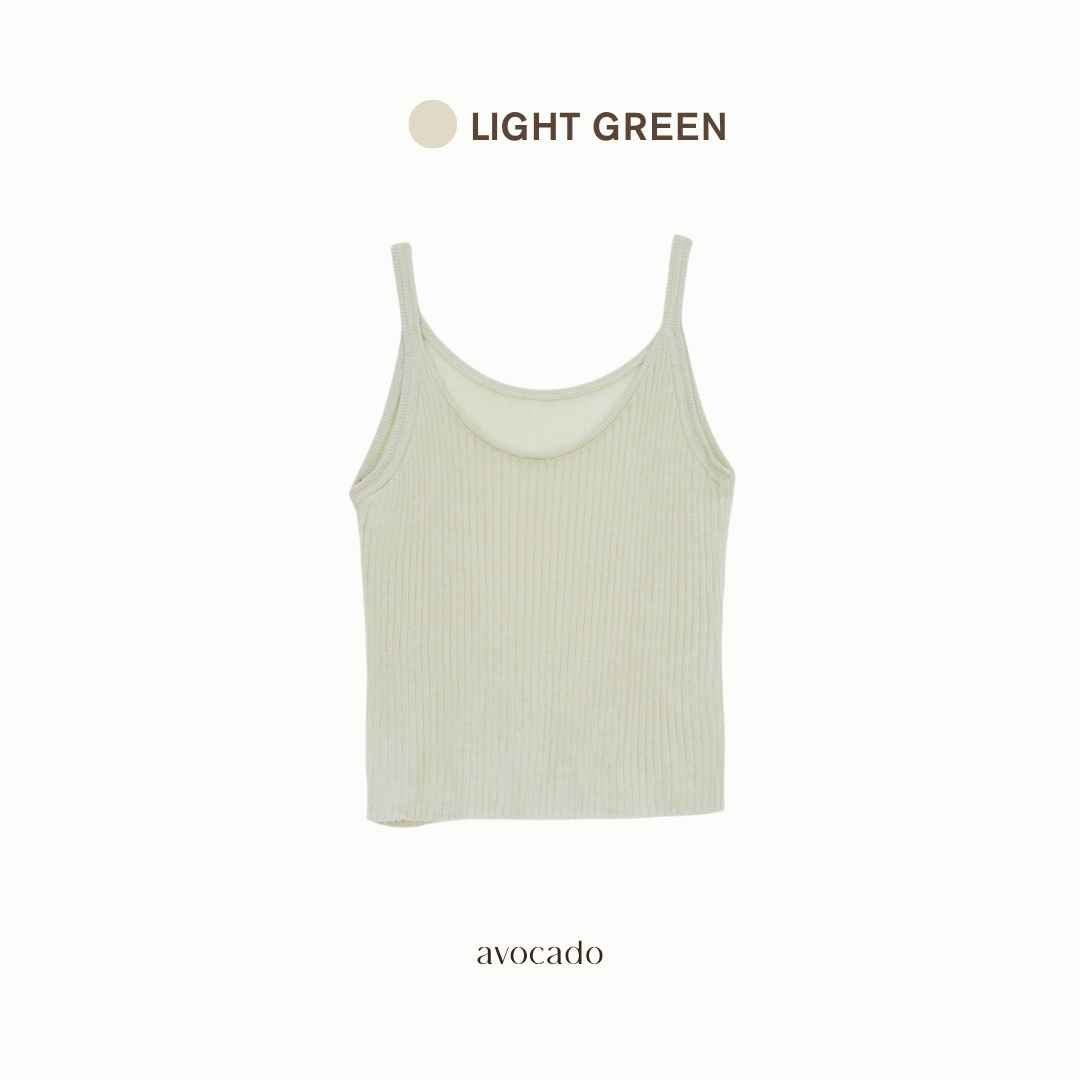 avocado - Swift Knit Camisole เสื้อกล้ามผ้าร่องใหญ่ ทรงสวย