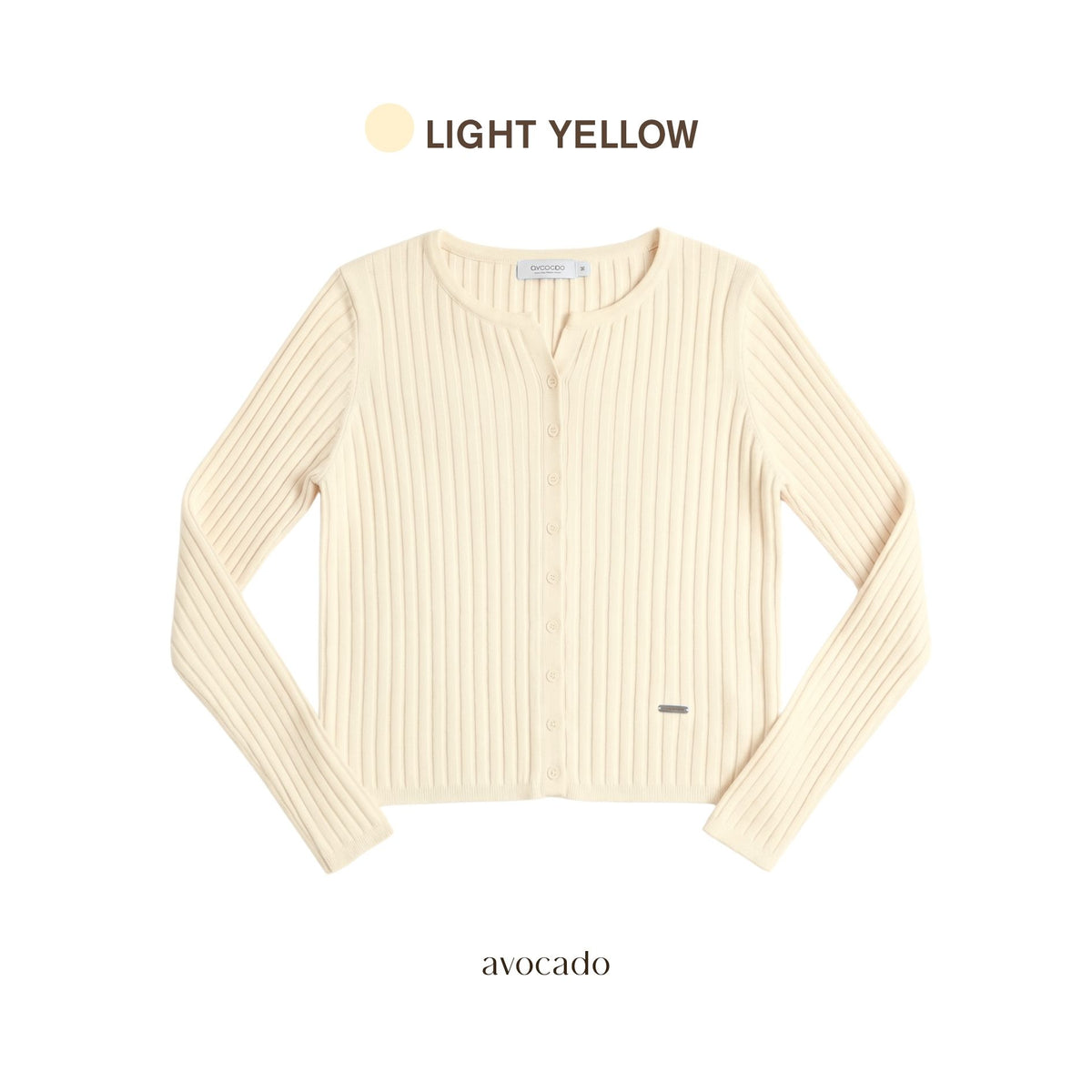 avocado - Celi knit cardigan คาร์ดิแกนผ้าร่อง ผ้านุ่ม I มี 3 ไซส์