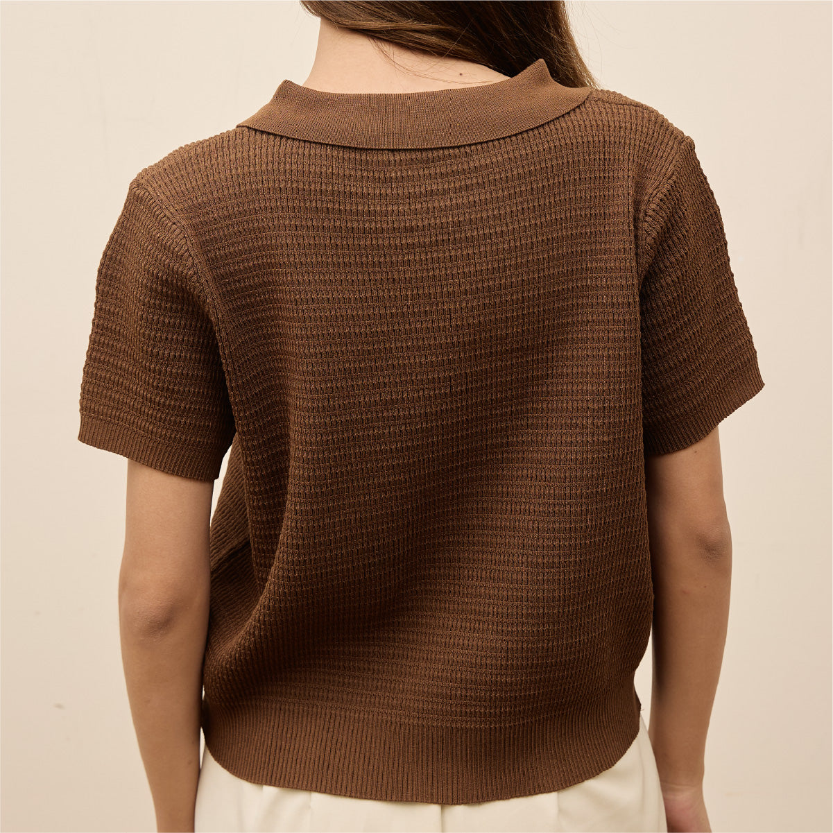 avocado - Lunar Polo Tops เสื้อโปโลแขนสั้น ใส่สบาย ใส่ได้ทุกวัน I อกได้ถึง 52"