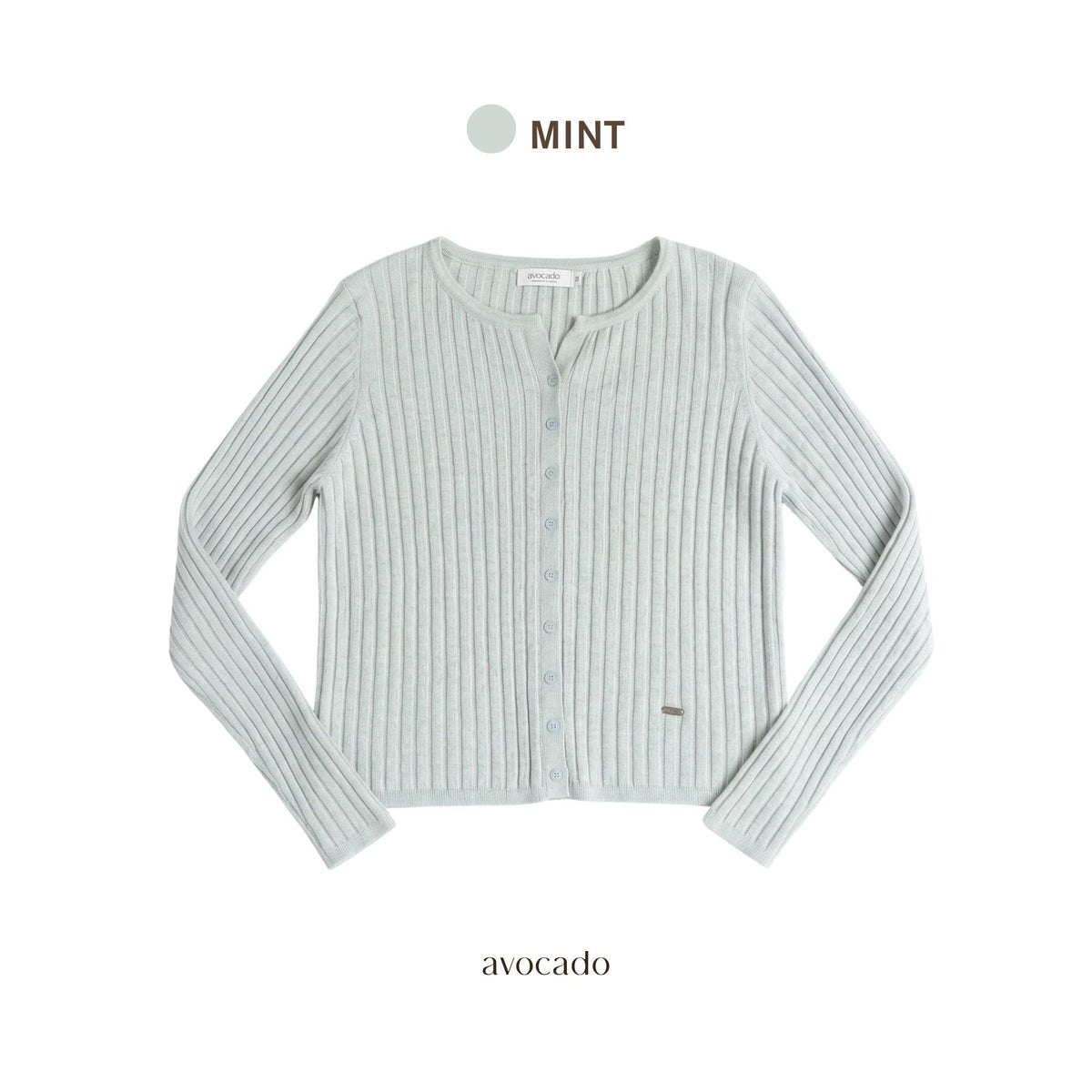 avocado - Celi knit cardigan คาร์ดิแกนผ้าร่อง ผ้านุ่ม I มี 3 ไซส์