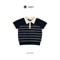 avocado - Ease-ful Polo Top เสื้อโปโลลายทางคอปกทูโทน เบสิค แมตช์ง่าย