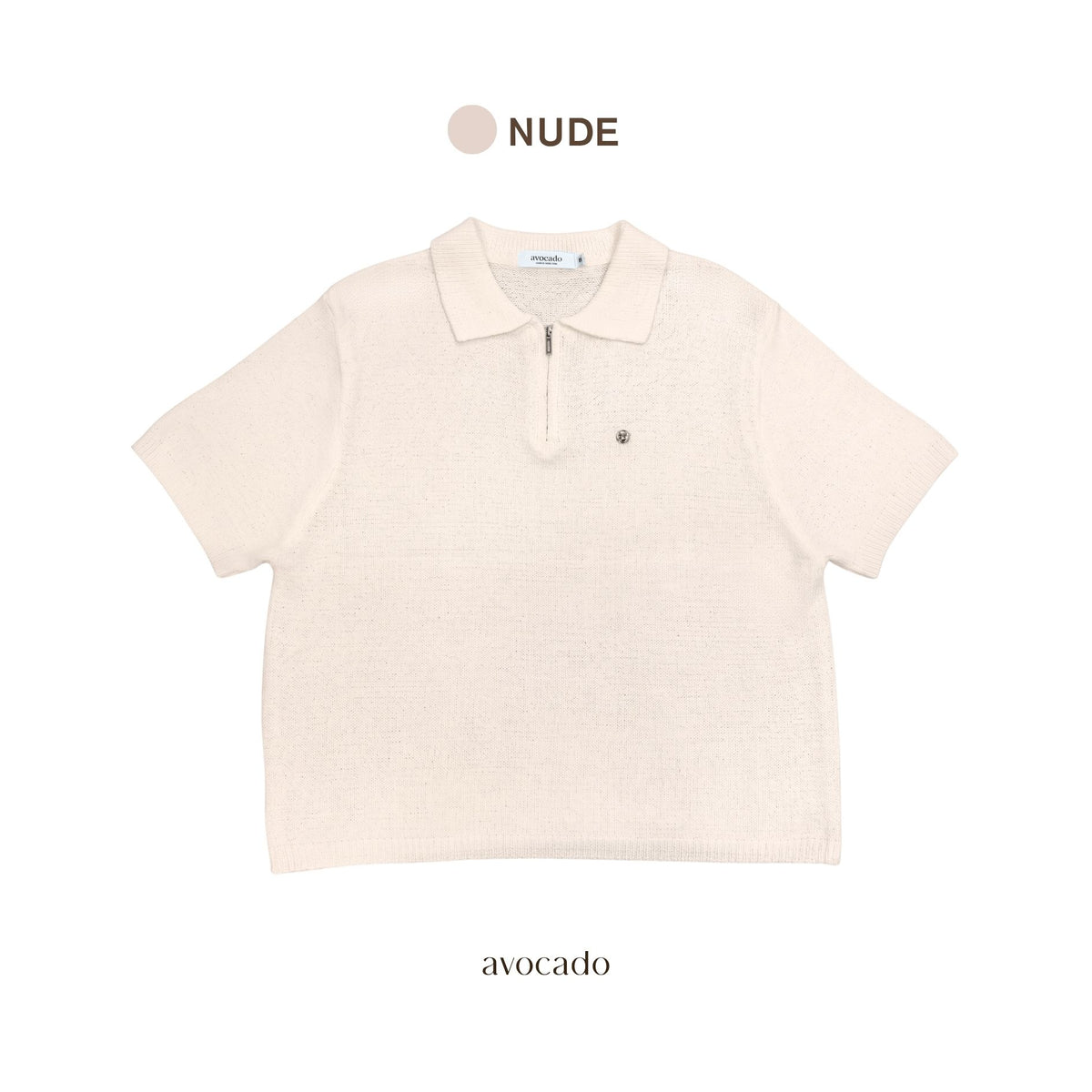 avocado - Lorin polo top เสื้อโปโลเนื้อผ้าไหมพรม ผ้านุ่ม ไม่โปร่ง I มี 2 ไซส์