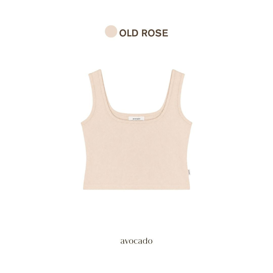 avocado - Nuna knit tank เสื้อกล้ามเนื้อผ้าไหมพรม ผ้านุ่ม ดีไซน์เว้าเอว