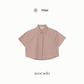 avocado - Profy Cropped Shirt เสื้อเชิ้ตครอปแขนสั้น ผ้าฝ้าย 100%