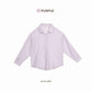 avocado - Cookie light shirt เสื้อเชิ้ตเนื้อผ้าเล่นแสง บางเบา โทนสีพาสเทล