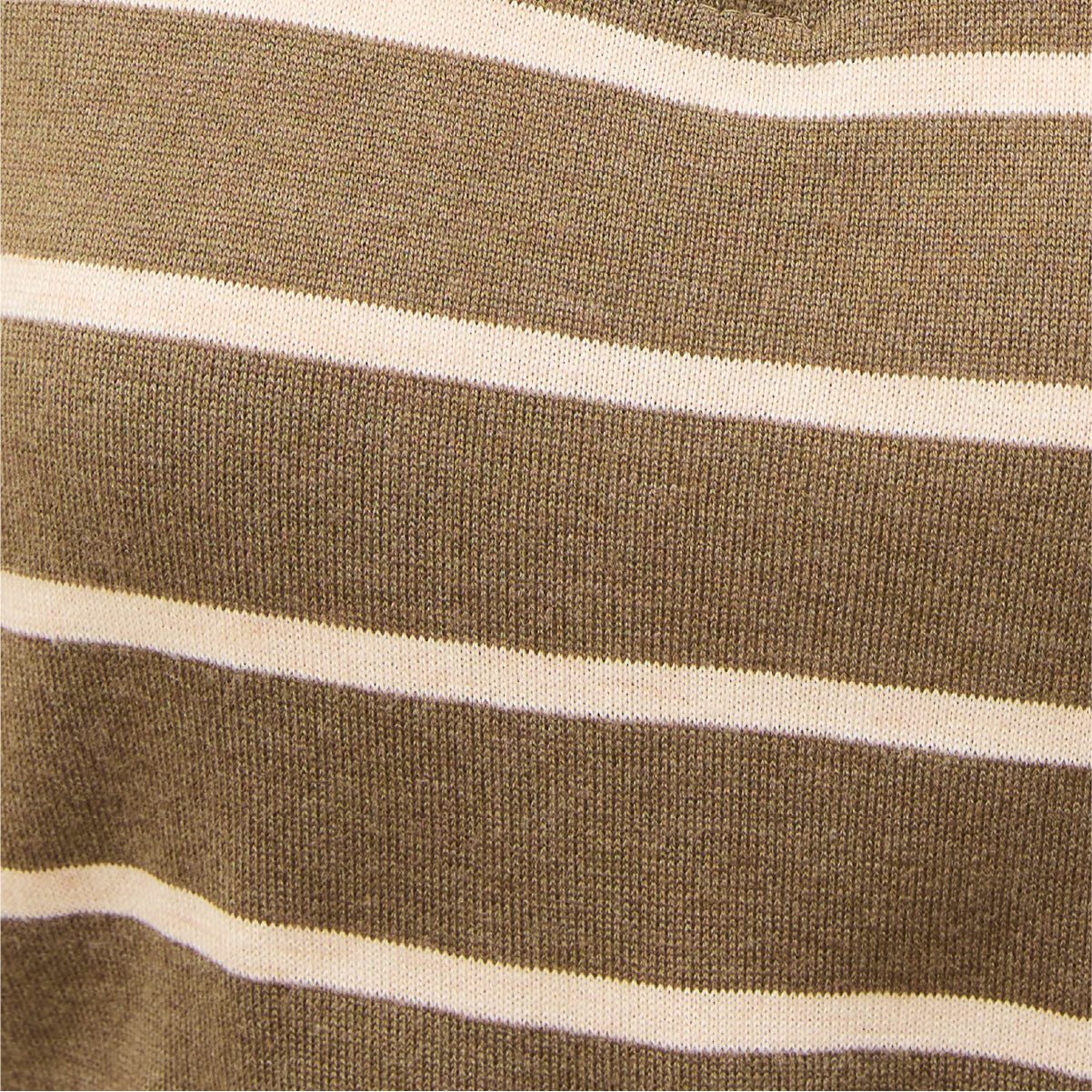 avocado - Tenya Line Tops เสื้อโปโลแขนสั้น ลายทางดีเทลซิปหน้า ผ้าใส่สบาย I มีไซส์อก 38" และ 46"
