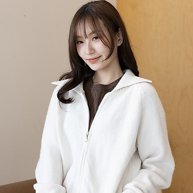 avocado - Okaya Cardigan เสื้อคาร์ดิแกน 2 ซิปผ้าไหมพรม