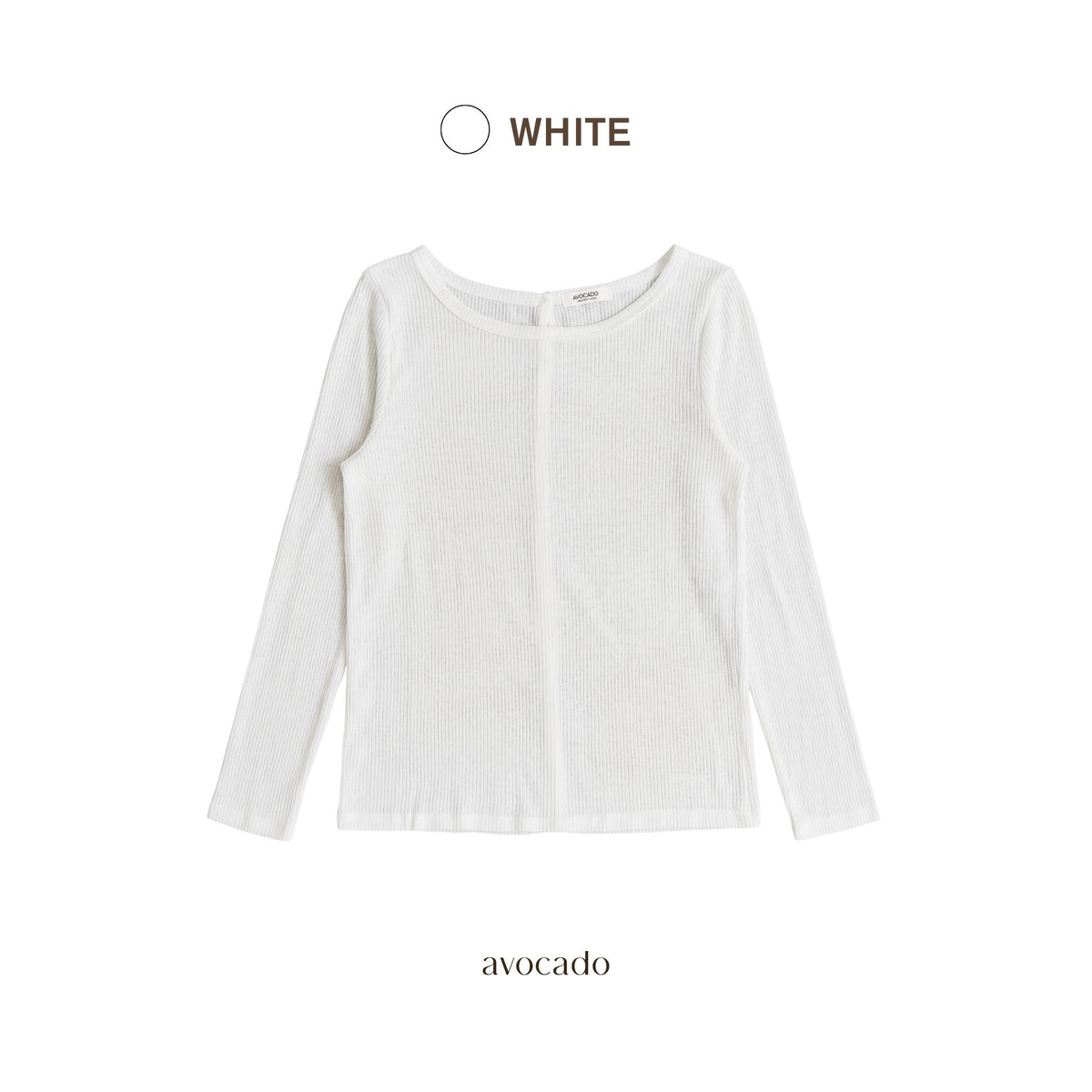 avocado - Corin Top เสื้อแขนยาวเนื้อผ้าซีทรู บางเบา ดีไซน์กระดุมผ่าหลัง