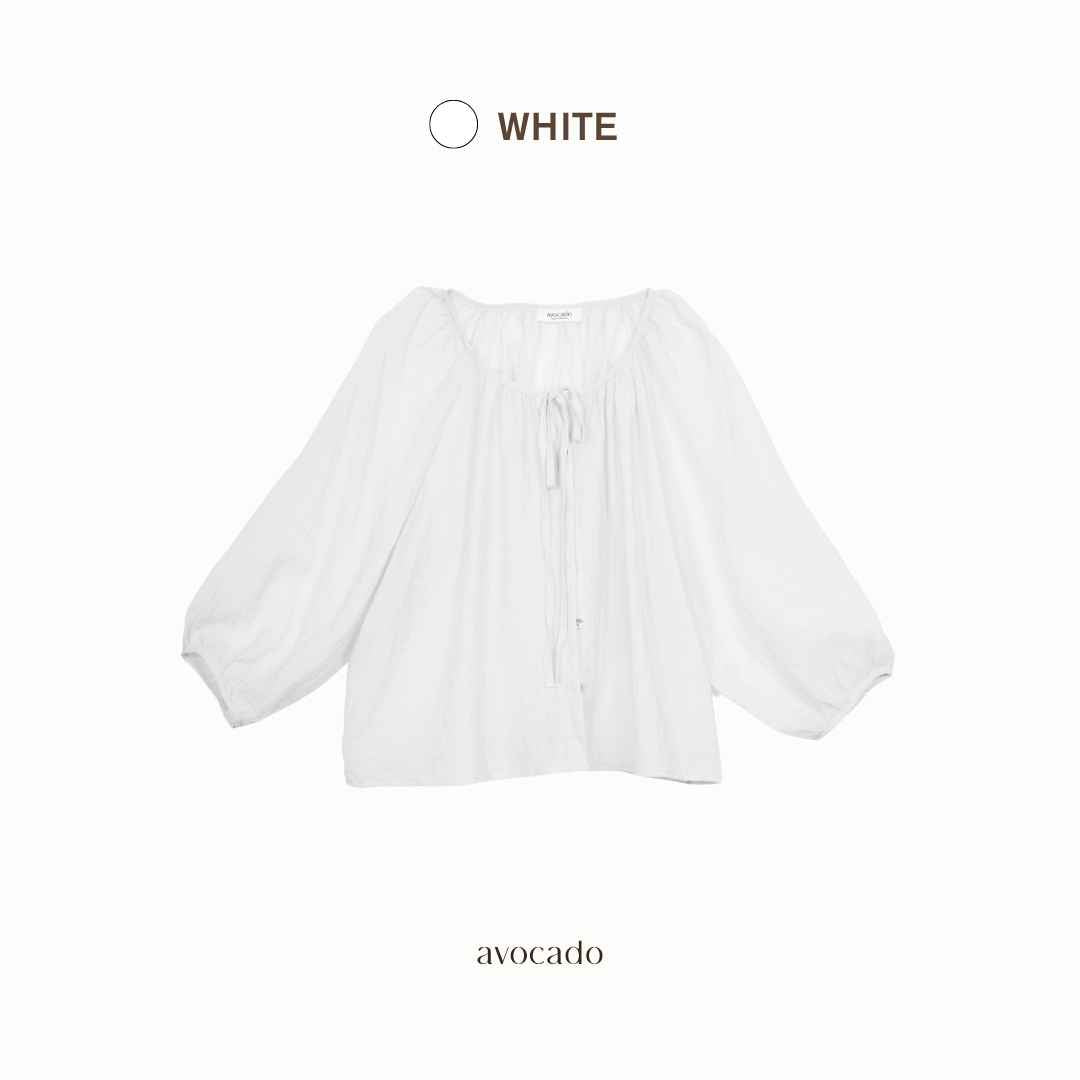 avocado - Hazel light blouse เสื้อเบลาส์ทรง Oversize เนื้อผ้า Tencel นุ่ม ลื่น ใส่สบาย