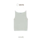 avocado - Cosmos Knit Camisole สายเดี่ยวคอปาด ดีไซน์เรียบง่าย ใส่ได้ทุกวัน