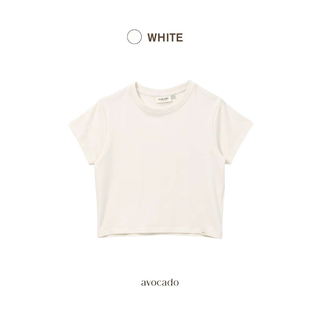 avocado - Lumio Tee เสื้อยืดเนื้อผ้าธรรมชาติ ทรงพอดีตัว เนื้อผ้านุ่ม เด้ง