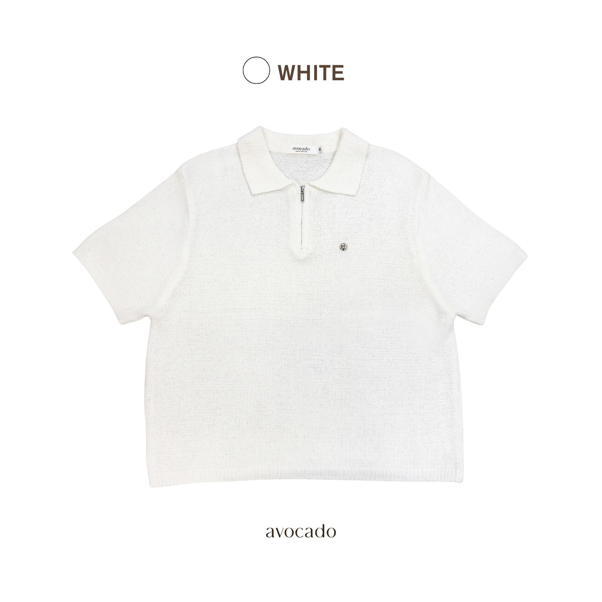 avocado - Lorin polo top เสื้อโปโลเนื้อผ้าไหมพรม ผ้านุ่ม ไม่โปร่ง I มี 2 ไซส์