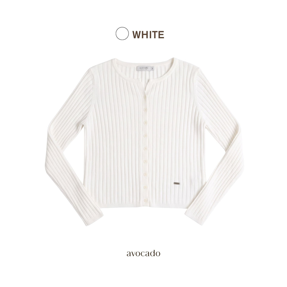 avocado - Celi knit cardigan คาร์ดิแกนผ้าร่อง ผ้านุ่ม I มี 3 ไซส์
