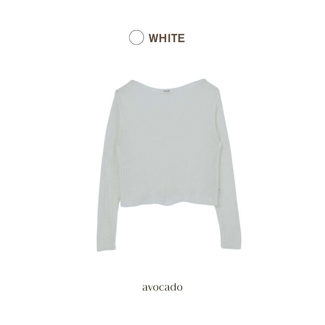 avocado - Natural Crochet Tops เสื้อทรง Oversize ถักโครเชต์ เนื้อผ้าโปร่ง บางเบา